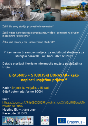 Objavljen natječaj za Erasmus+...