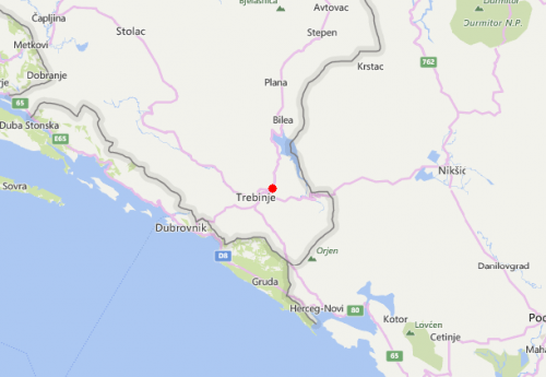 Umjeren potres kod Trebinja u BiH