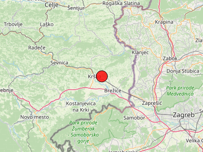 Slab potres kod Krškog u Sloveniji