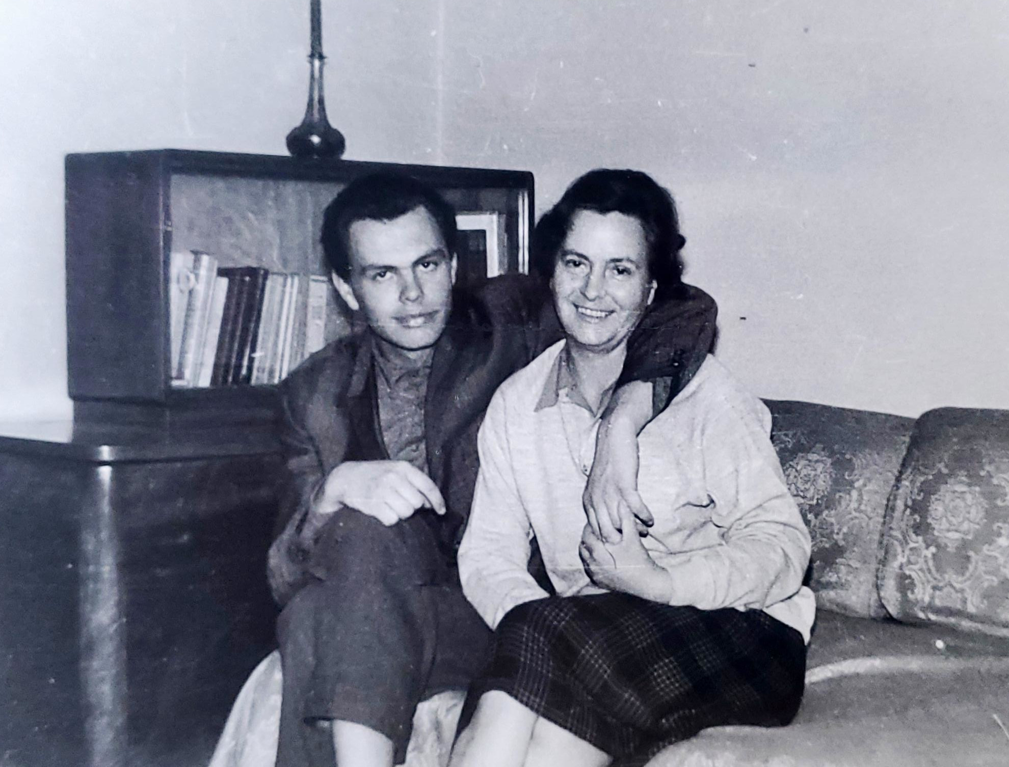Dinko and his mother.