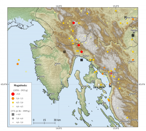 Potres kod Baške na Krku 2023. godine