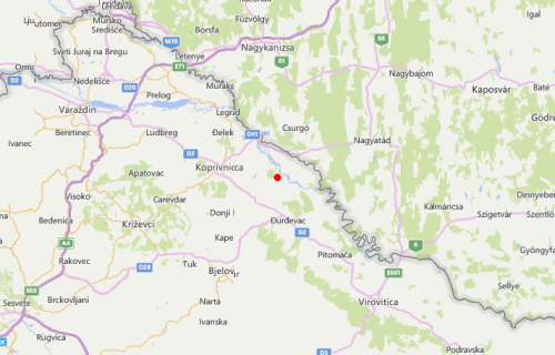 Umjeren potres u blizini Koprivnice
