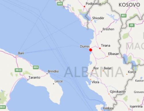 Dva vrlo jaka potresa u Albaniji kod...