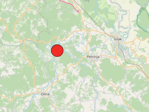 Umjeren potres kod Petrinje