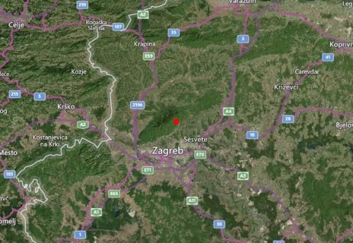 Slab potres kod Markuševca 3. srpnja