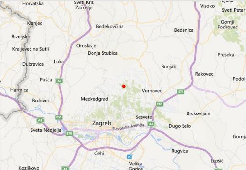 Slab potres kod Zagreba
