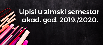 Upisi u zimski semestar akad. god....