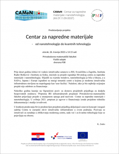 Najava predstavljanja projekta -...