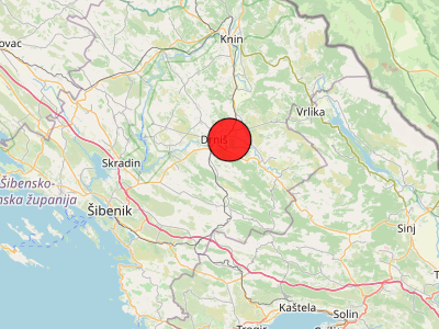 Prilično jak potres kod Siverića