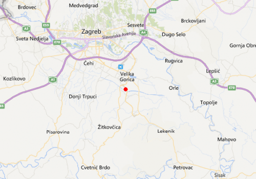 Slab potres kod Velike Gorice