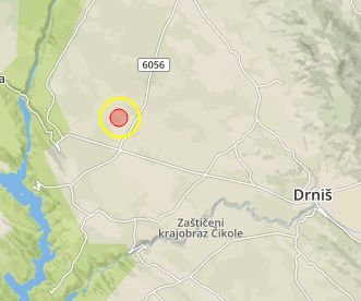 Slab potres kod Drniša