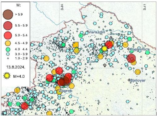 Seizmičnost sjeverozapadne Hrvatske