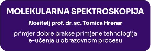 Kolegij Molekularna spektroskopija...