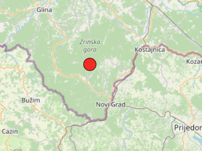 Vrlo slab potres na Zrinskoj gori