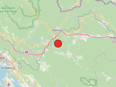 Vrlo slab potres kod Delnica