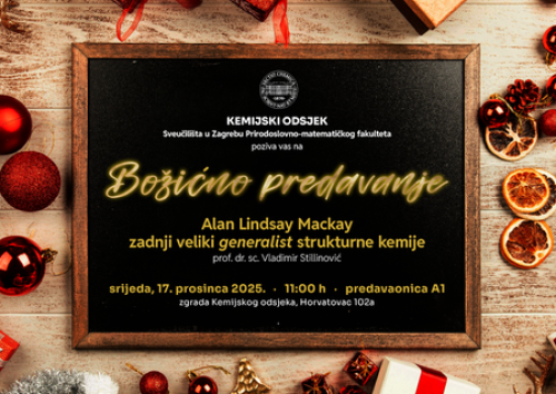 Božićno predavanje Kemijskog odsjeka