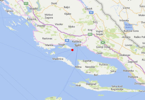 Vrlo slab potres kod Splita...