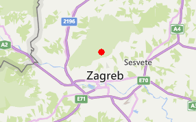 Slab potres kod Zagreba