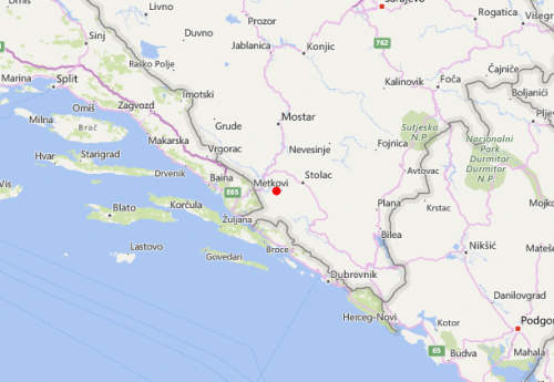Prilično jak potres u BiH, oko 10 km...