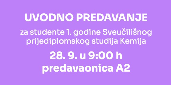 Uvodno predavanje za studente 1. godine